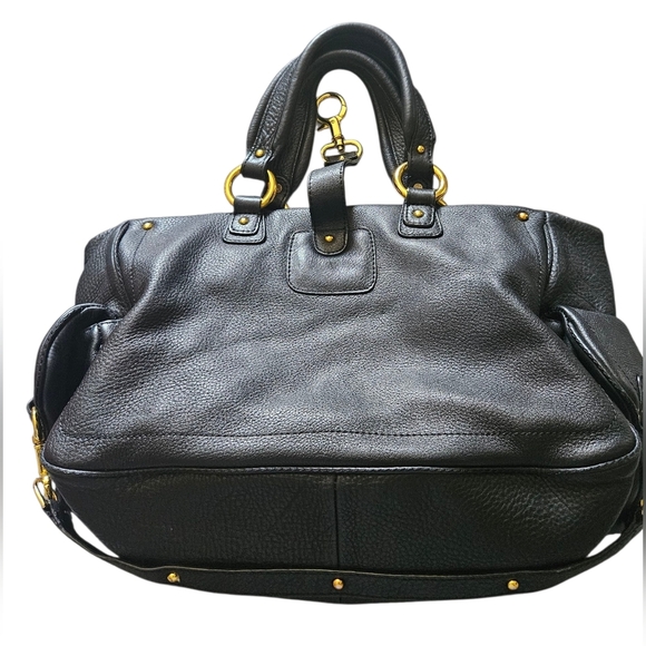 Annie's Eye Genuine Leather Handbag Heavy Gold Hardware - Picture 4 of 8